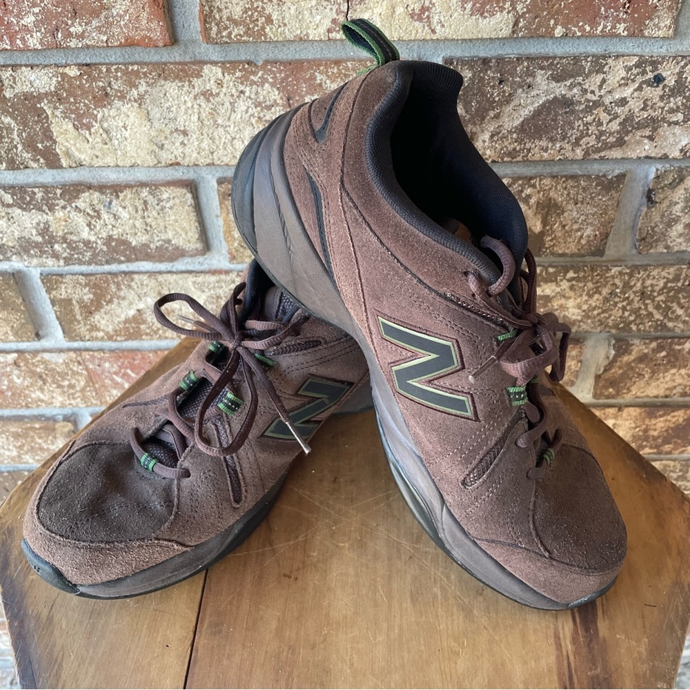 Men’s New Balance Walking Shoes Size 11 Brown Suede 608v4 Solid & Clean Nice!